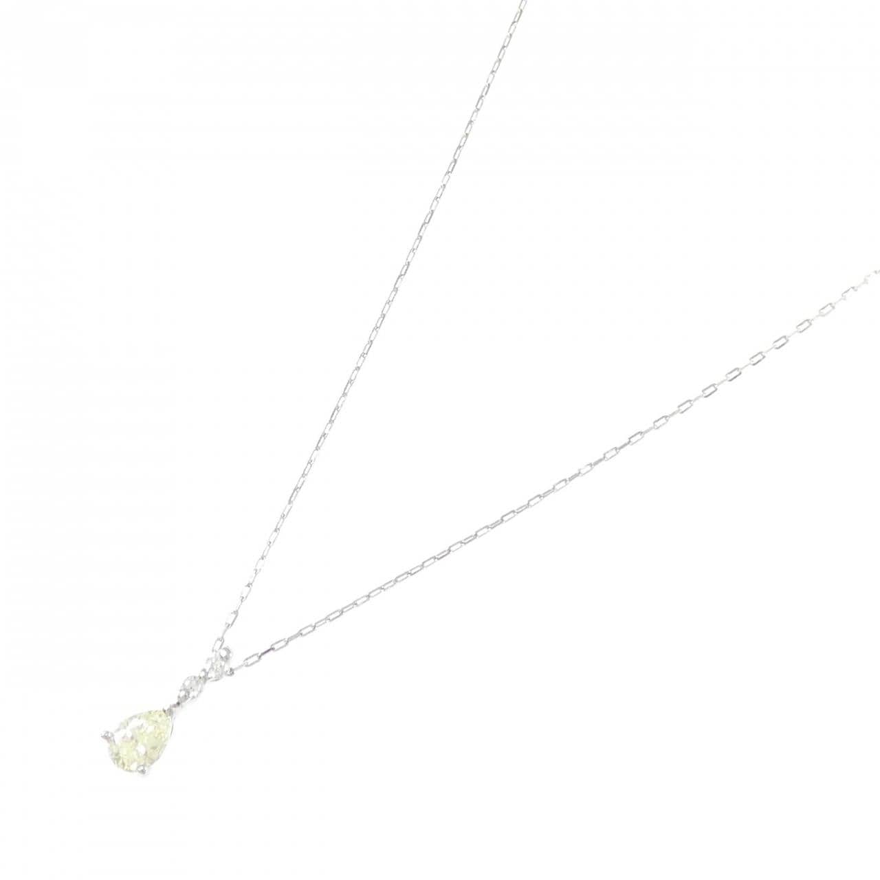 PT950/PT850 ダイヤモンド ネックレス 0.26CT