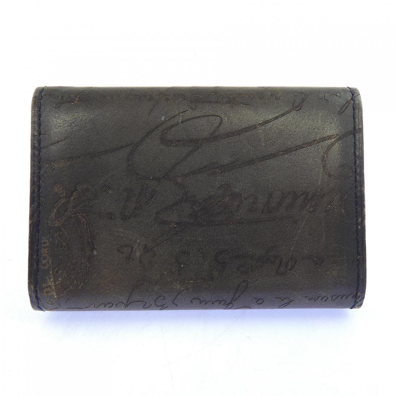 ベルルッティ Berluti インブイアスクリットレザーカードホルダー CARD CASE