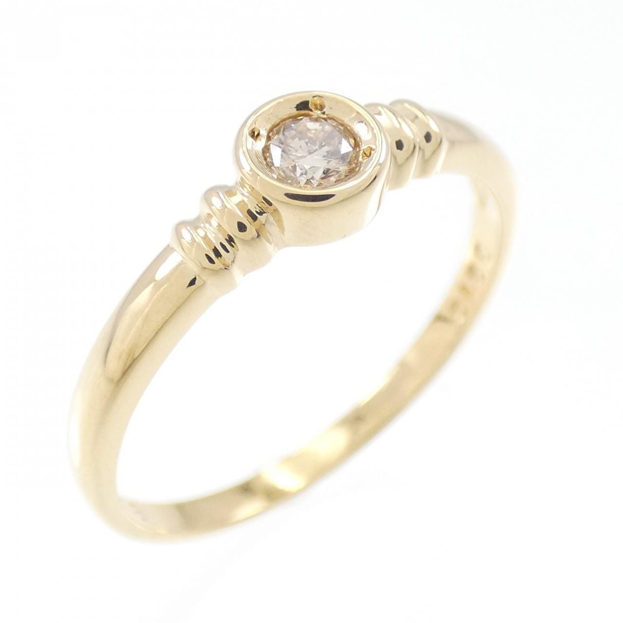 K18YG ダイヤモンド リング 0.10CT