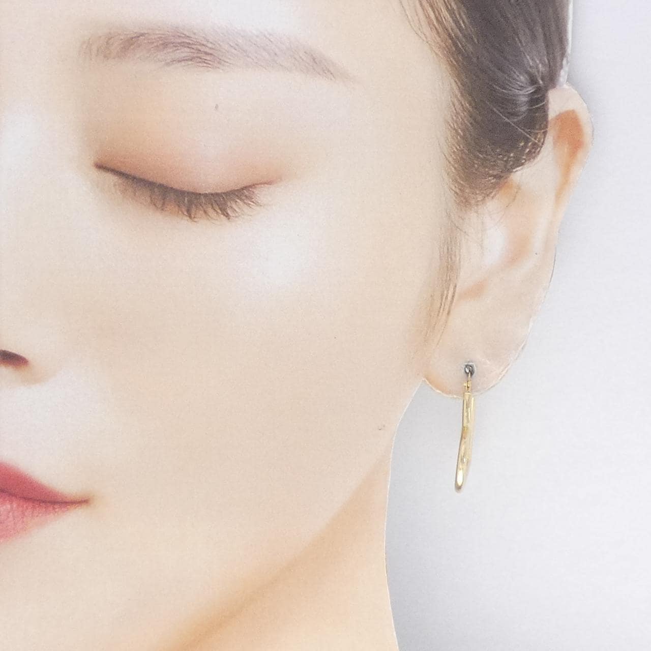 750YG/750WG ハート ピアス