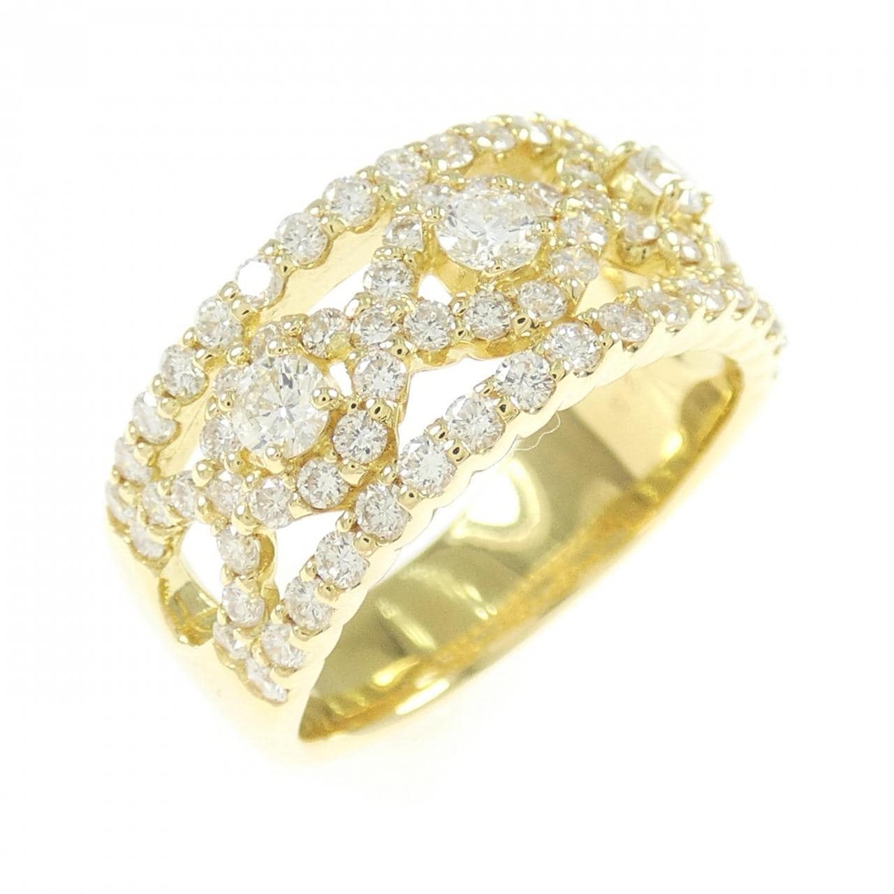 K18YG ダイヤモンド リング 1.25CT