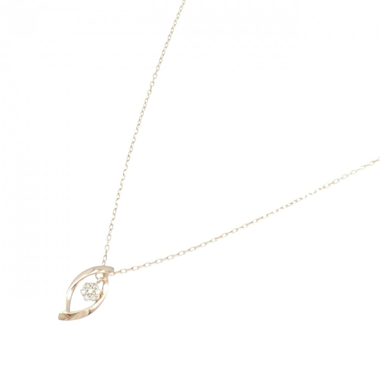 K10PG ダイヤモンド ネックレス 0.04CT
