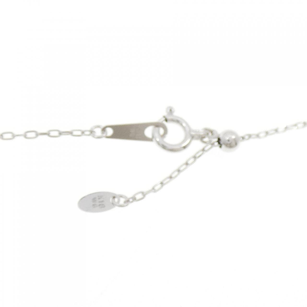K18WG ダイヤモンド ネックレス 0.16CT