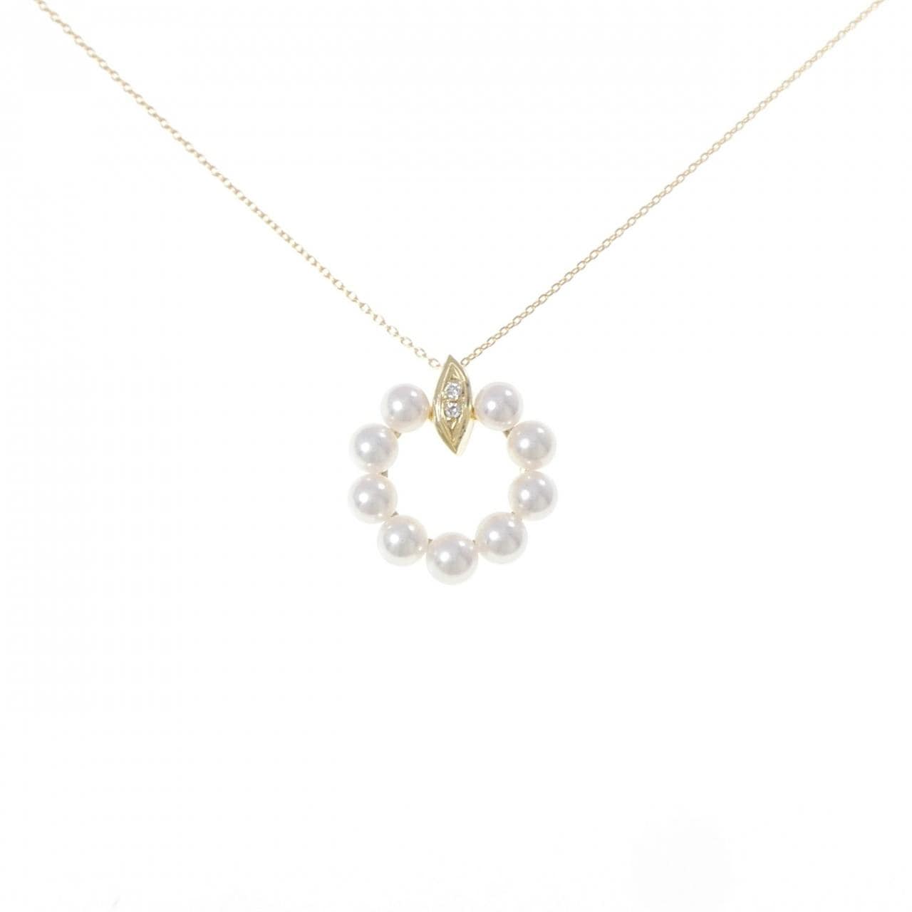 K18YG アコヤパール ネックレス