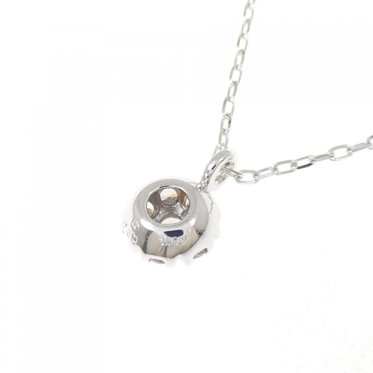 K18WG ダイヤモンド ネックレス 0.20CT