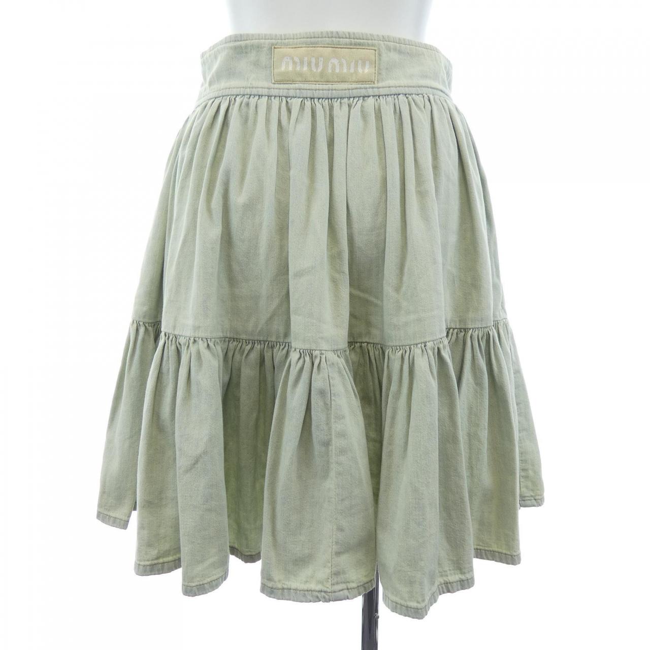 ミュウミュウ MIU MIU GWD177 1S95 スカート
