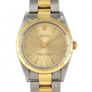 ロレックス オイスターパーペチュアル 14233 SSxYG 自動巻 N番