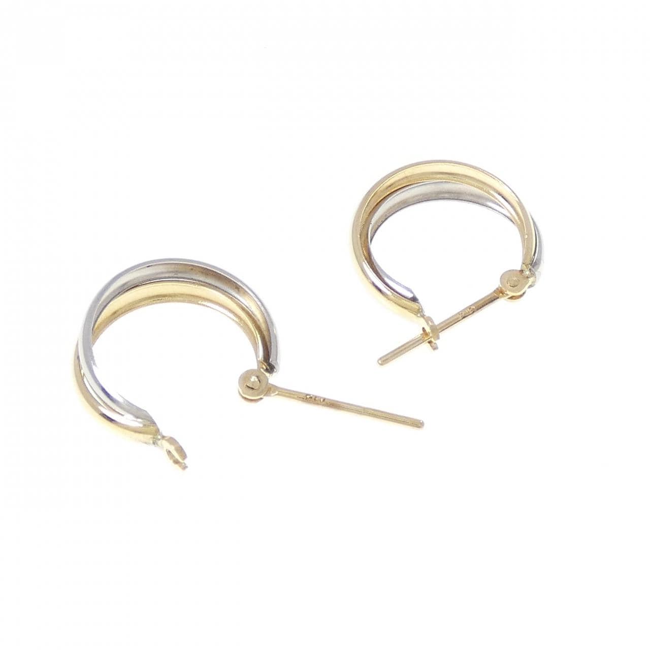 K18YG/PT900 ピアス