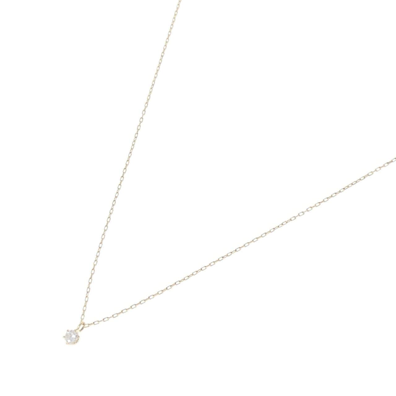 K18YG ダイヤモンド ネックレス 0.05CT