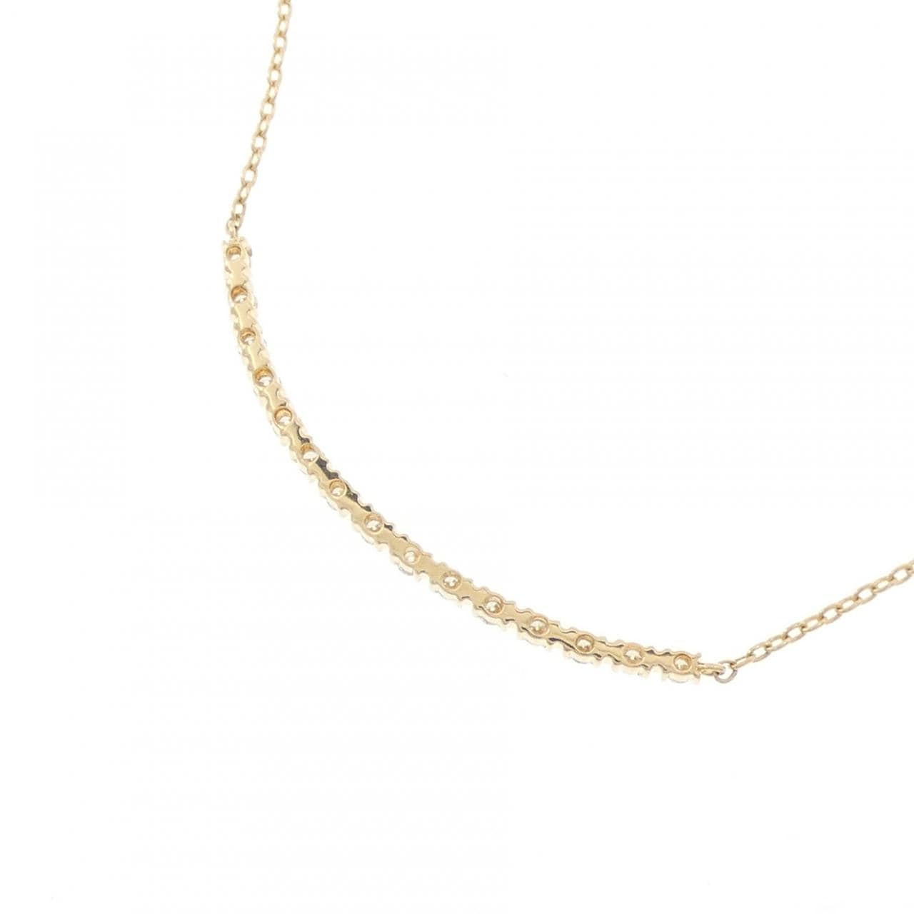 K18YG ダイヤモンド ネックレス 0.12CT