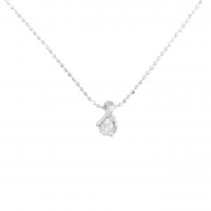 K18WG ダイヤモンド ネックレス 0.11CT