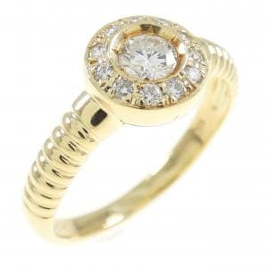 K18YG ダイヤモンド リング 0.30CT