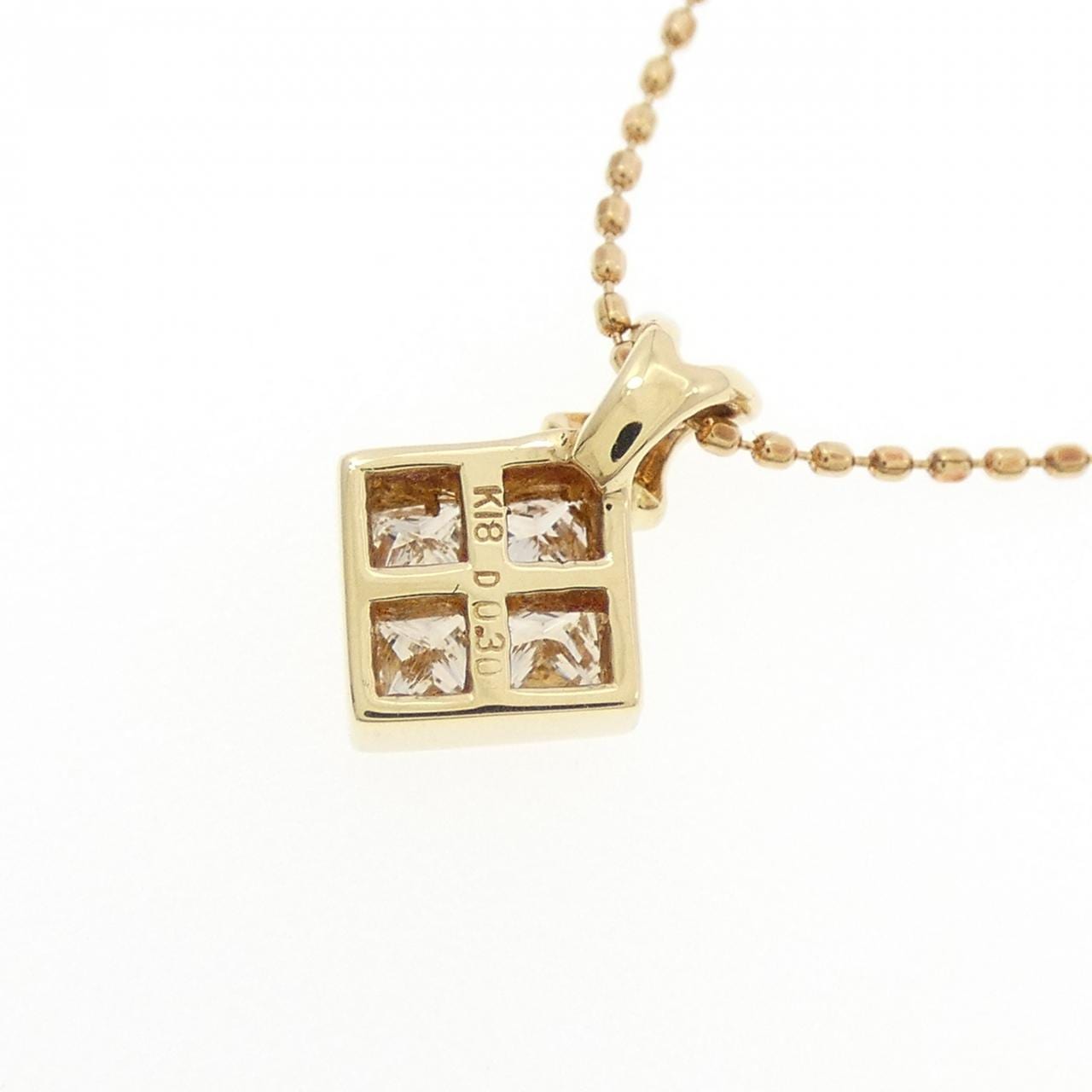 K18YG ダイヤモンド ネックレス 0.30CT