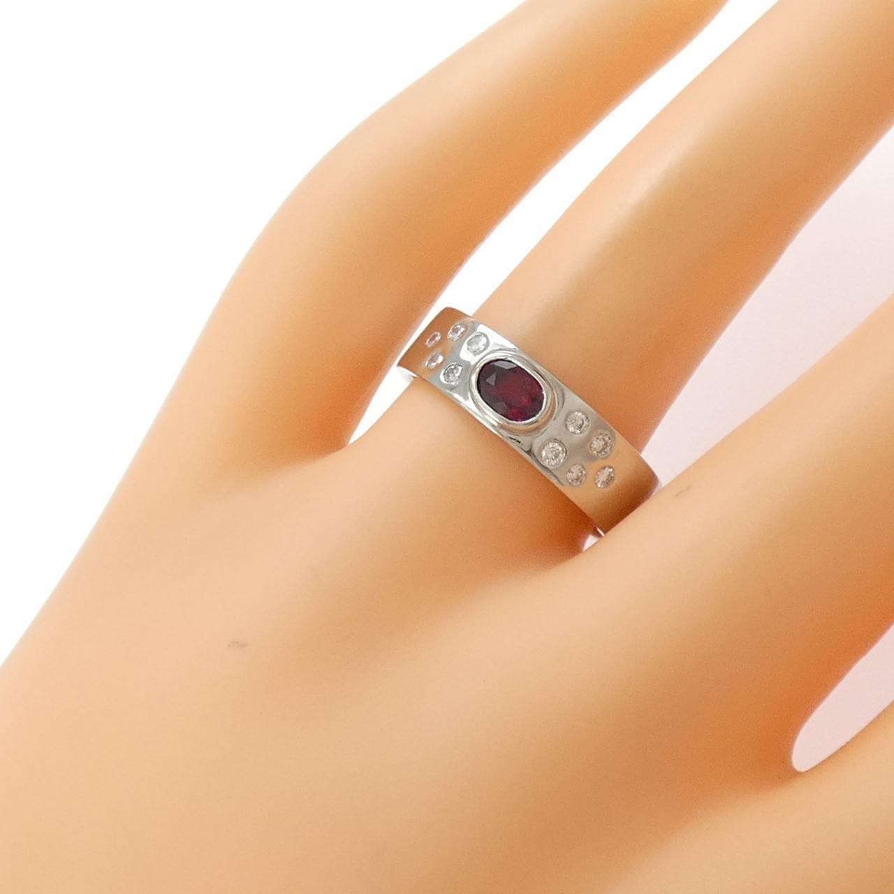 PT900红宝石戒指0.33CT