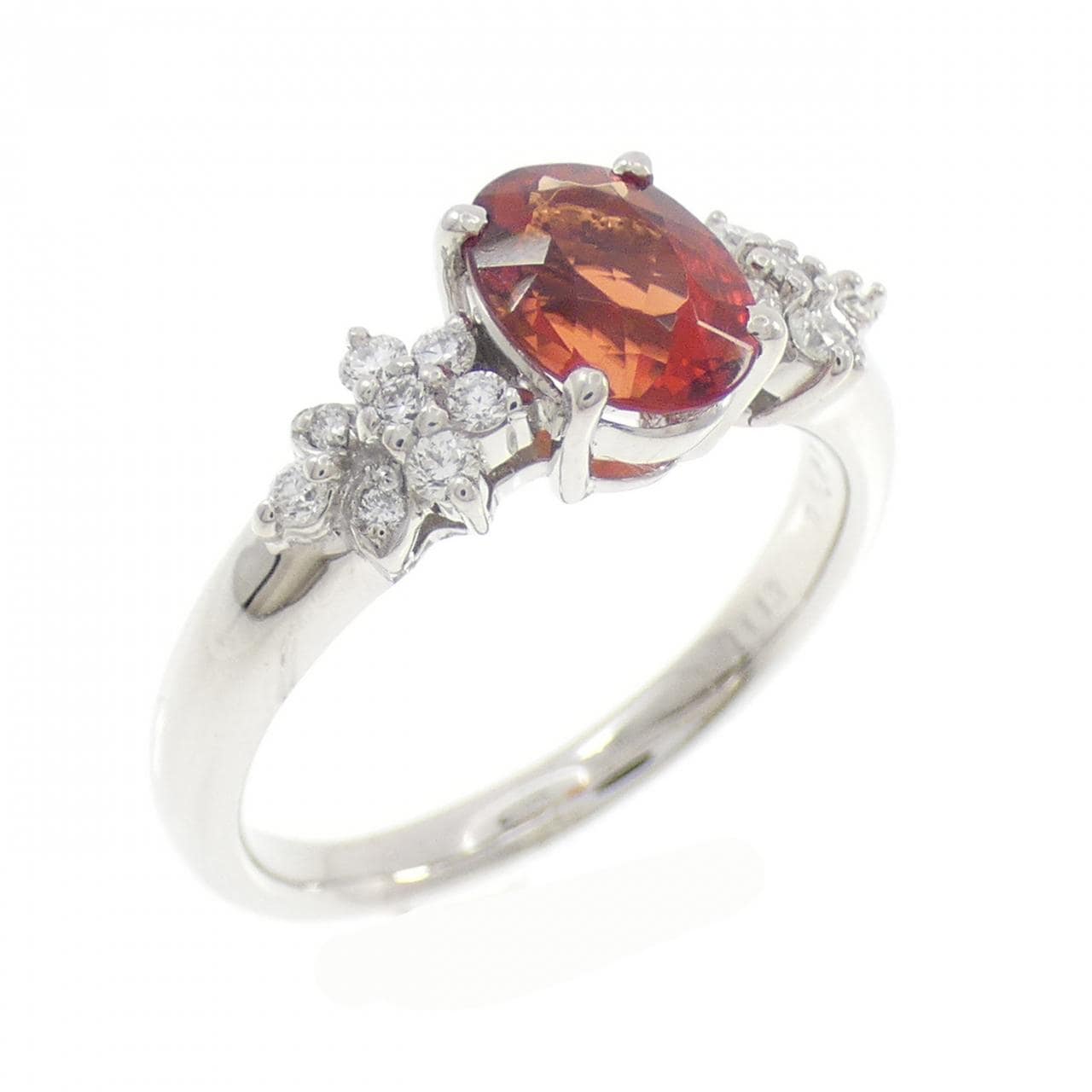 K18WG アンデシン リング 1.113CT