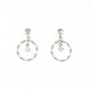 PT900 ダイヤモンド ピアス