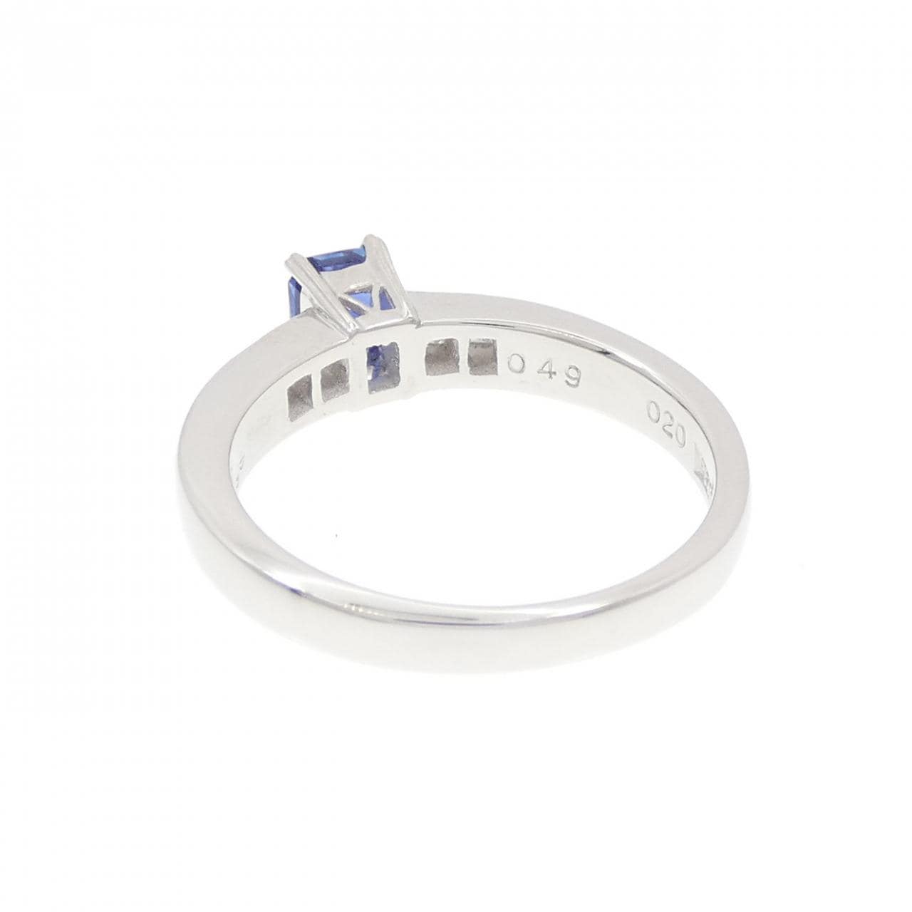 PT900 サファイヤ リング 0.49CT