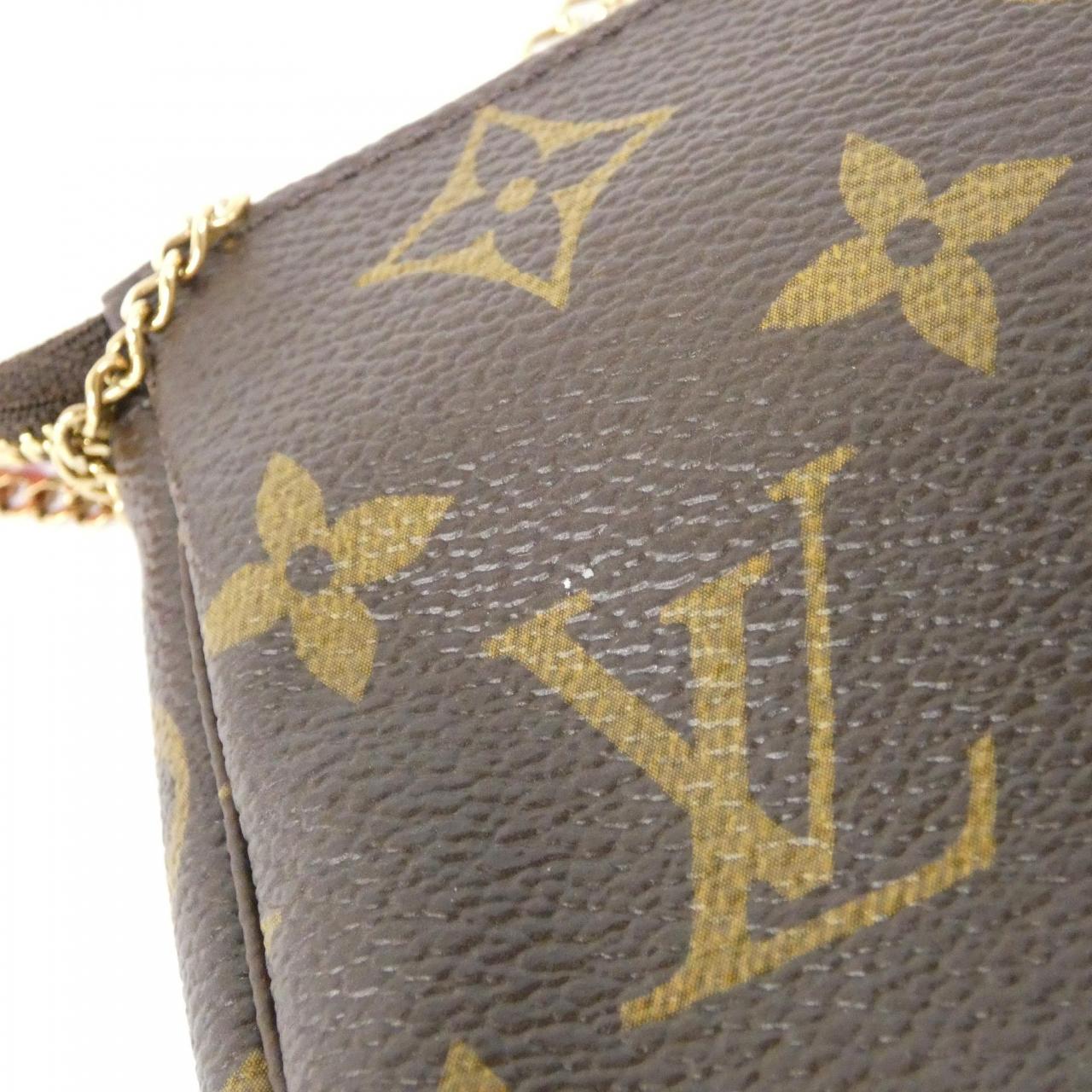 ルイヴィトン モノグラム(アニマルプリント) ミニ ポシェット アクセソワール M62087 アクセサリーポーチ