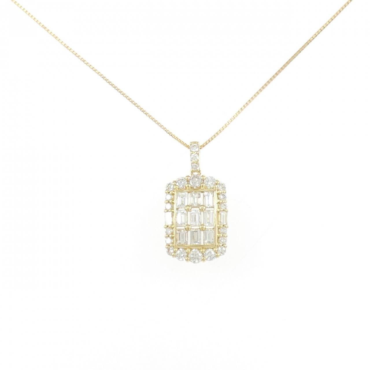 【新品】K18YG ダイヤモンド ネックレス 1.00CT