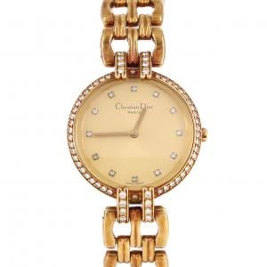 【ノーメンテナンス還元価格】クリスチャンディオール バギラYG/D･12P･ラグD 94 160 YG クォーツ