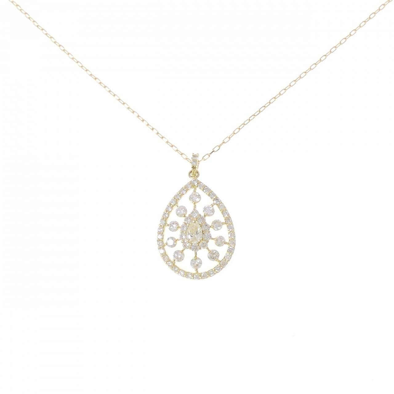 K18YG ダイヤモンド ネックレス 1.00CT
