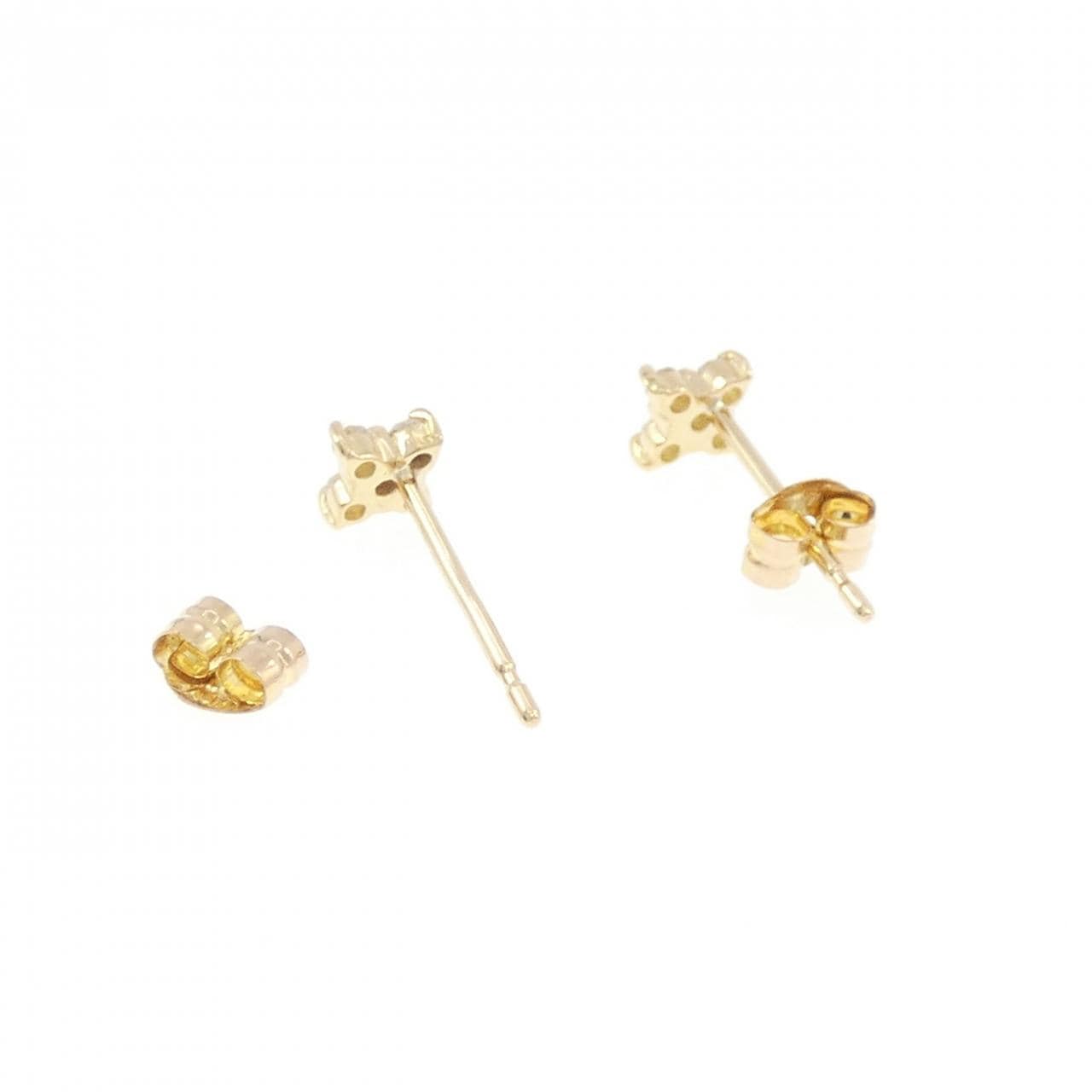 K18YG ダイヤモンド ピアス 0.10CT