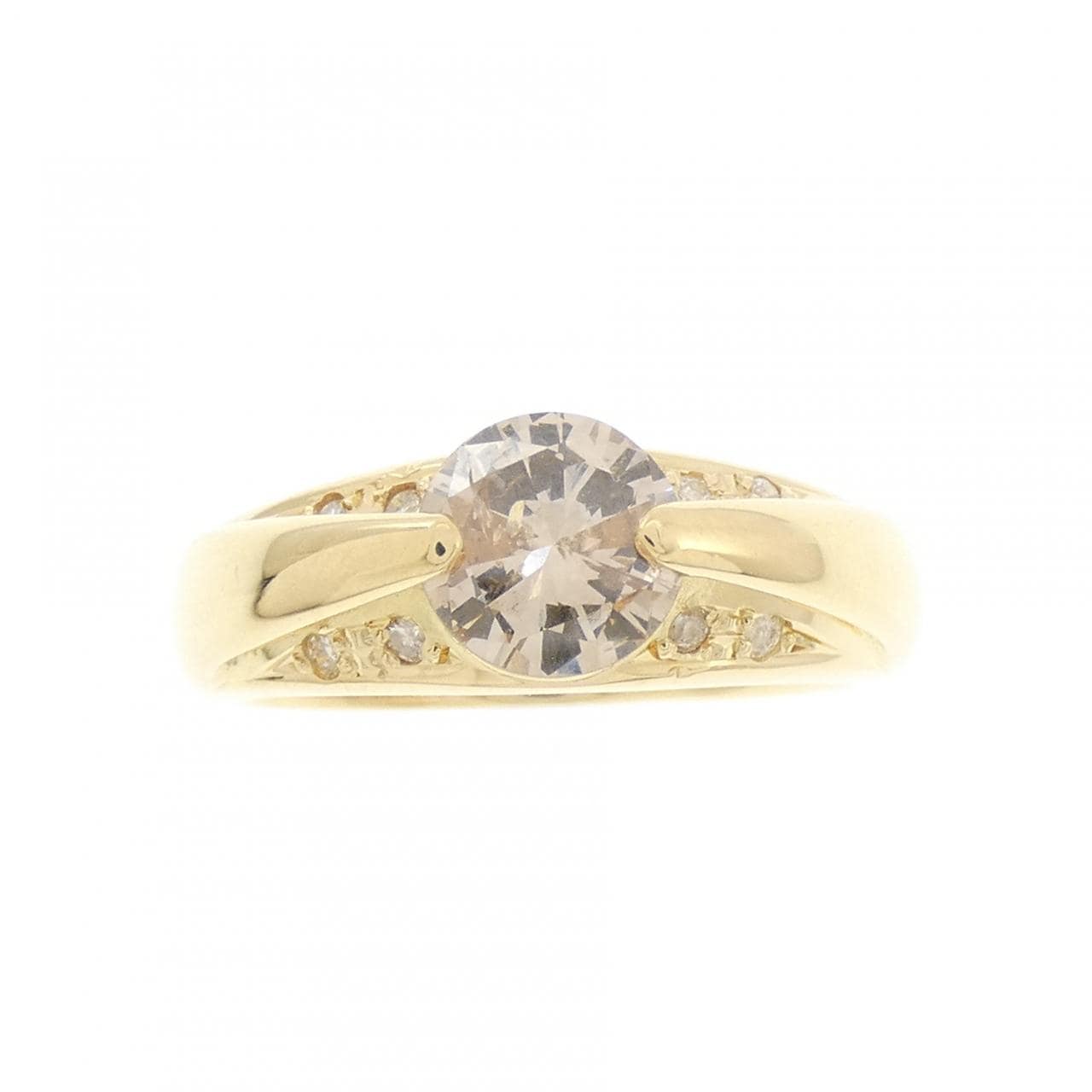 K18YG ダイヤモンド リング 1.00CT