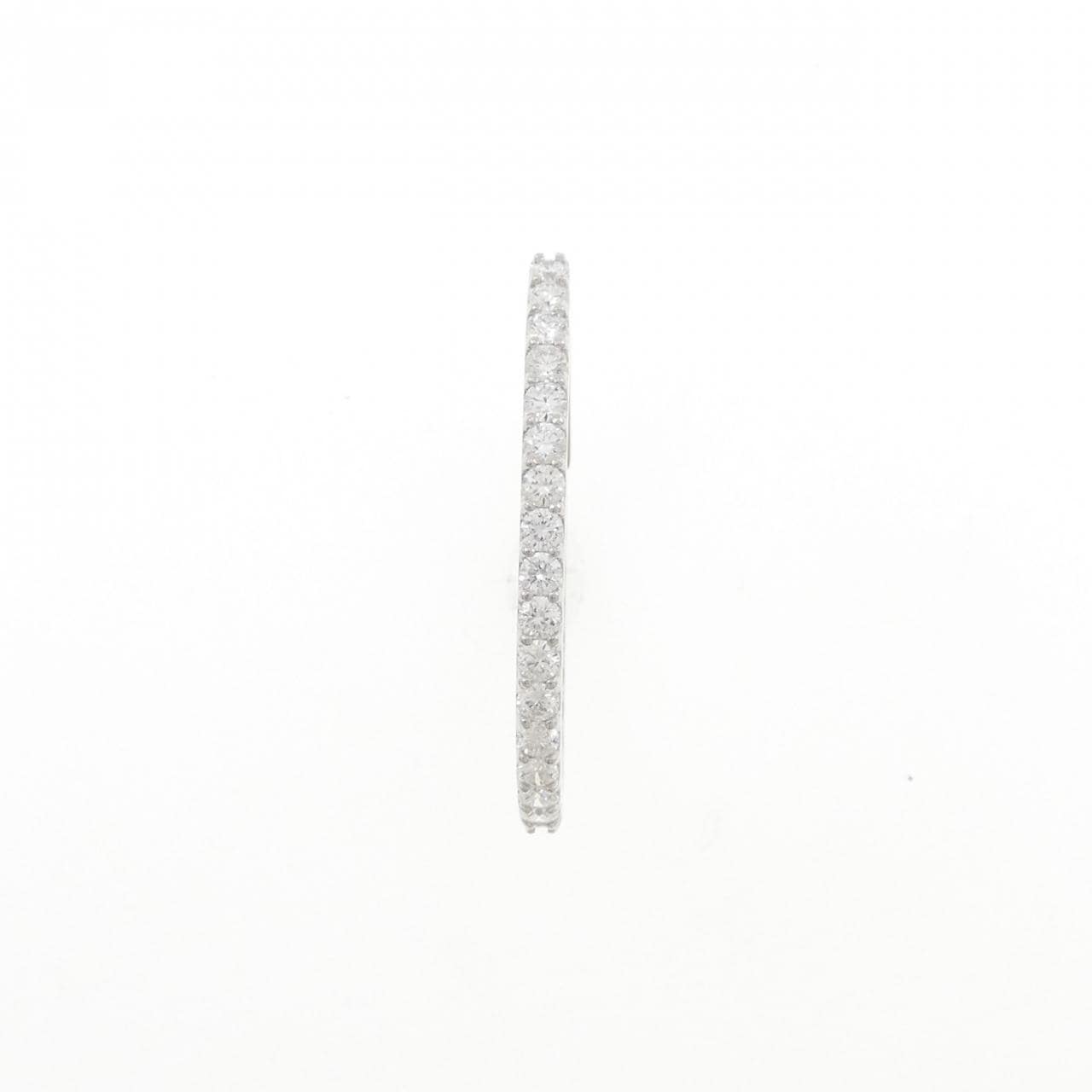 PT900 ダイヤモンド ピアス 0.802CT 片耳