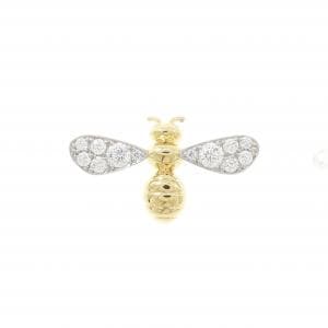 ギメル ダイヤモンド ブローチ 0.176CT