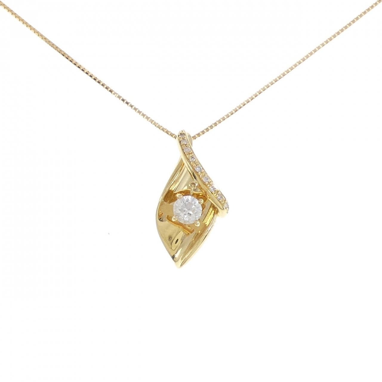 K18YG ダイヤモンド ネックレス 0.311CT