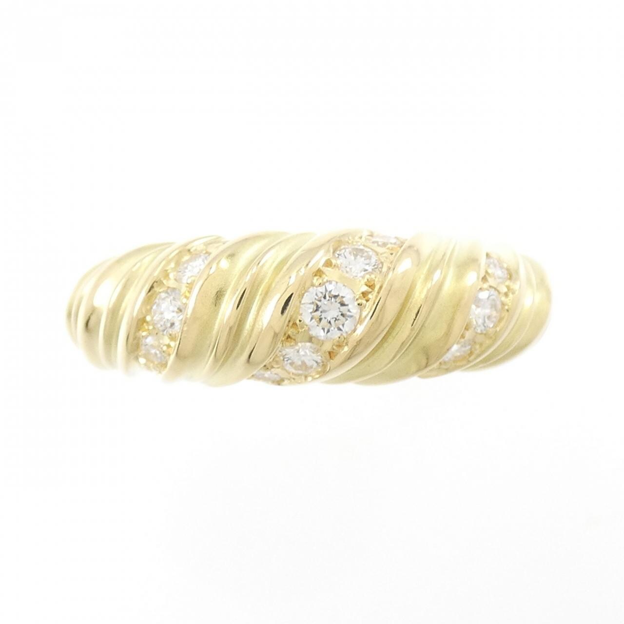 750YG ダイヤモンド リング 0.25CT