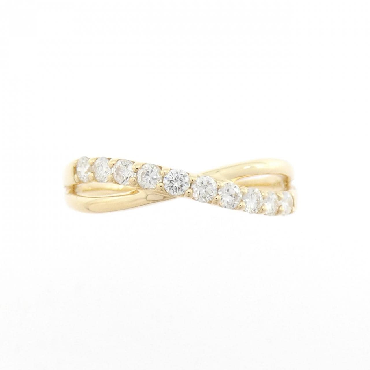 【リメイク】K18YG ダイヤモンド リング 0.30CT