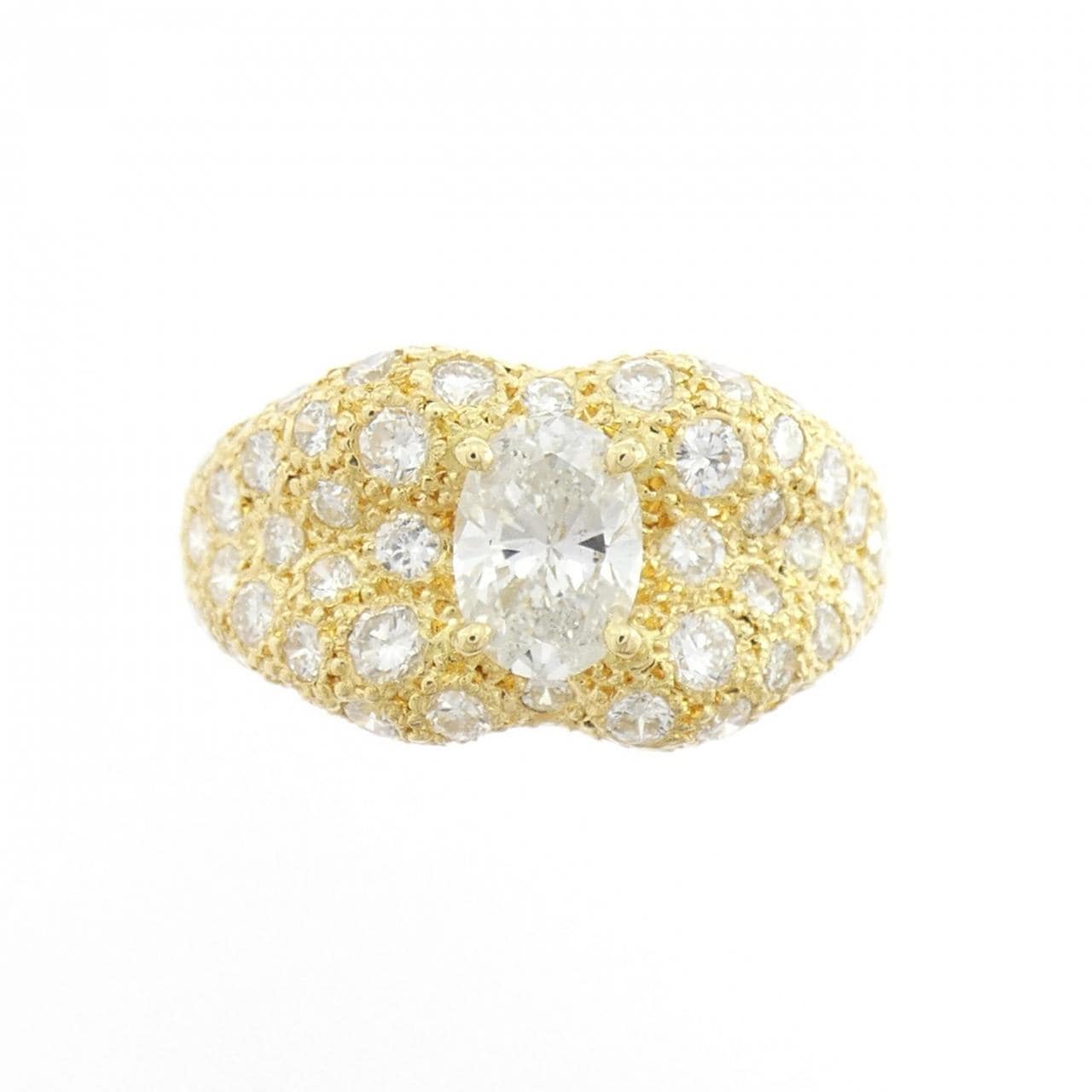 K18YG ダイヤモンド リング 0.70CT