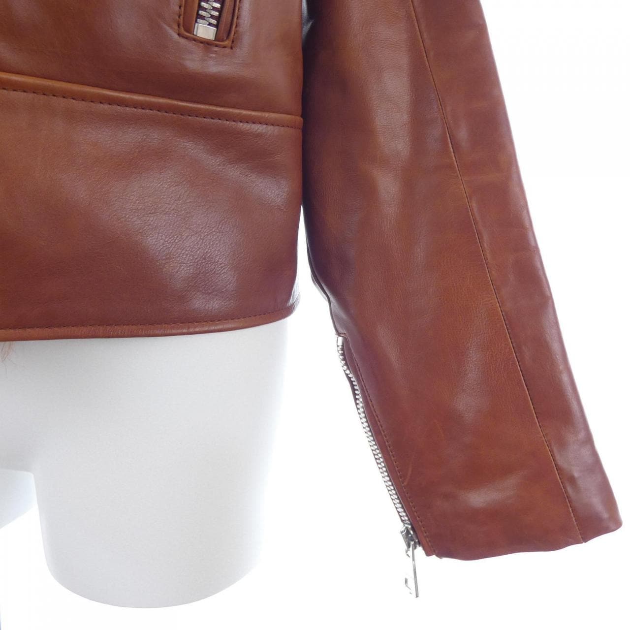 グッチ GUCCI 390081 XG111 レザーライダースジャケット