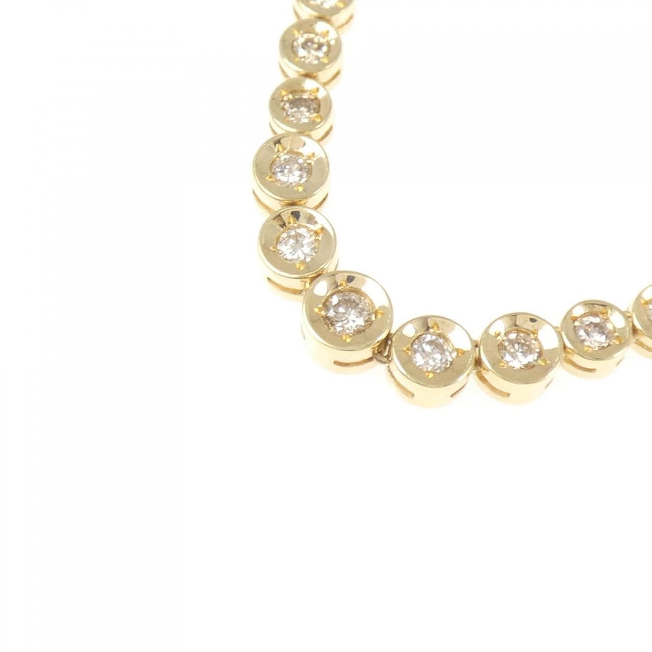 K18YG ダイヤモンド ネックレス