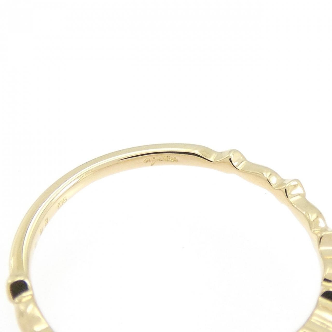 アガット ダイヤモンド リング 0.08CT