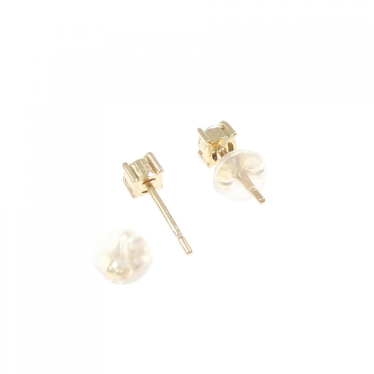 K18YG ダイヤモンド ピアス 0.24CT