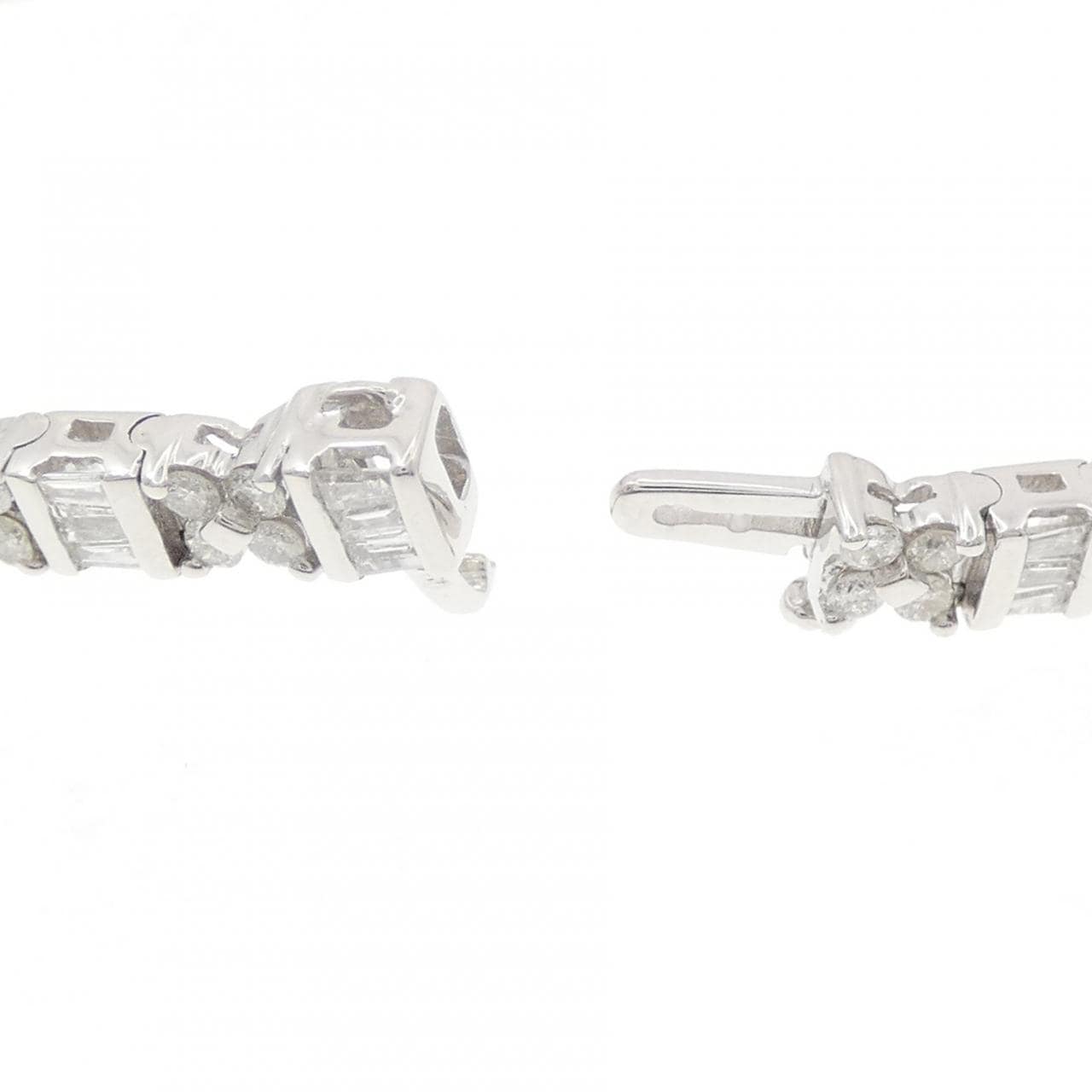 750WG ダイヤモンド ブレスレット 3.20CT