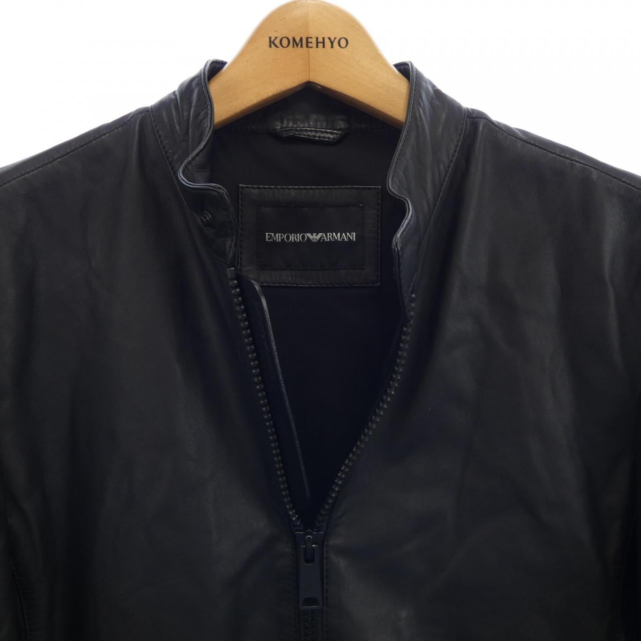 EMPORIO ARMANI EMPORIO ARMANI Leather Jacket