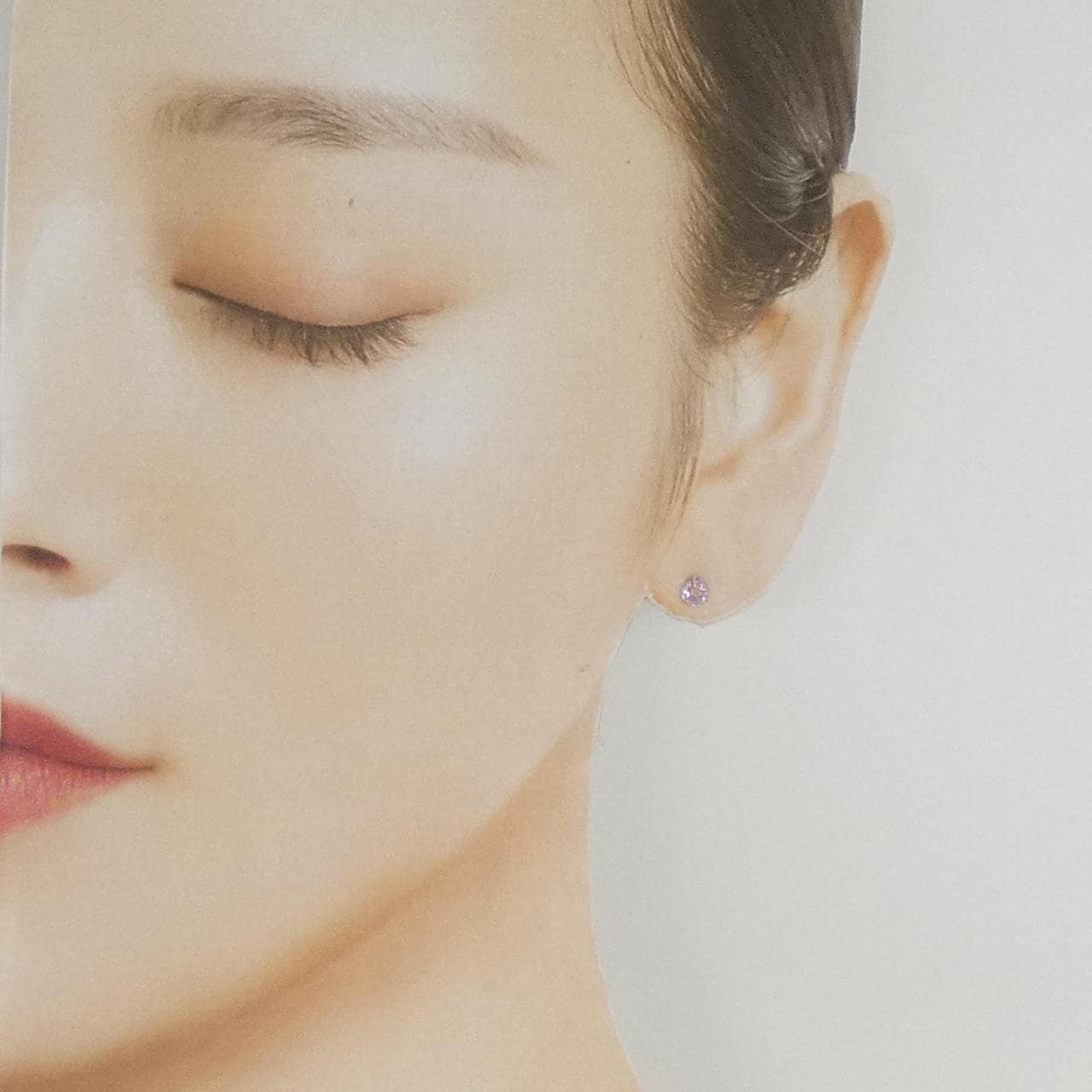 K18YG アメジスト ピアス