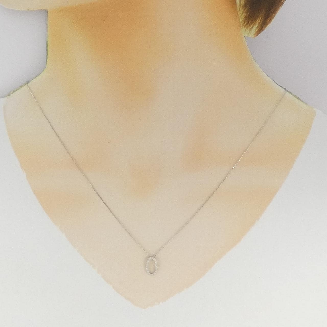 PT900 ダイヤモンド ネックレス 0.10CT