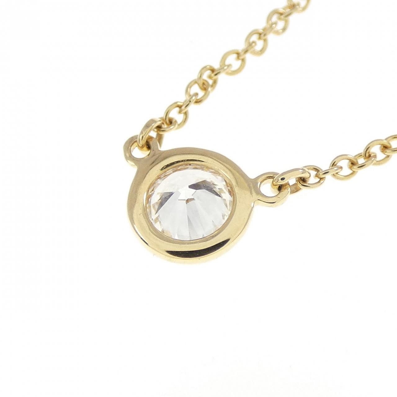 ティファニー バイザヤード ネックレス 0.27CT F IF 3EXT