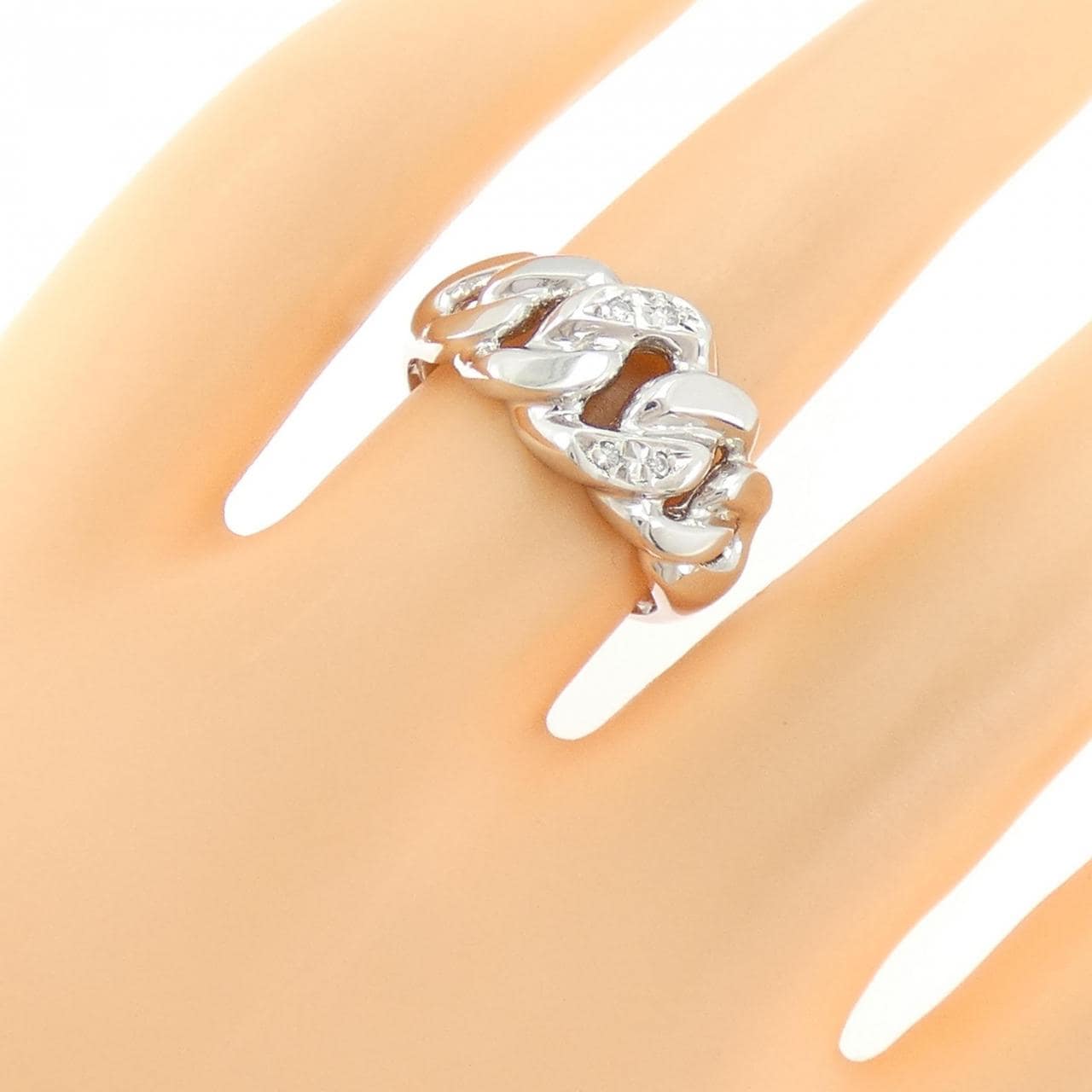 PT900钻石戒指0.03克拉