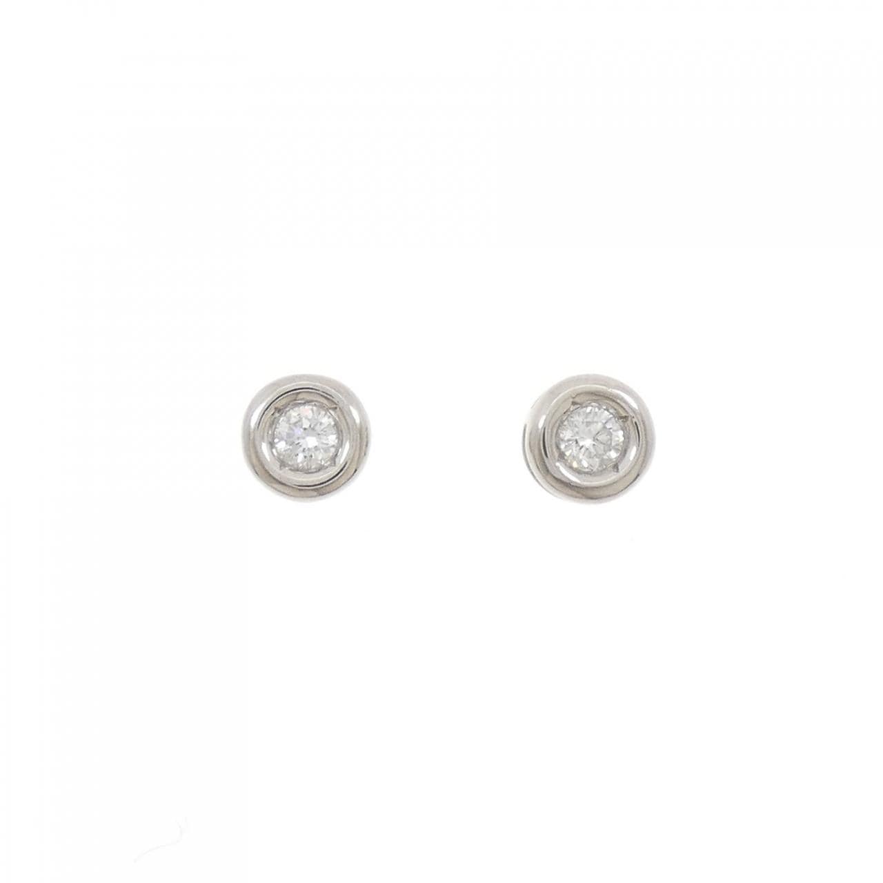 PT900 ダイヤモンド ピアス 0.31CT