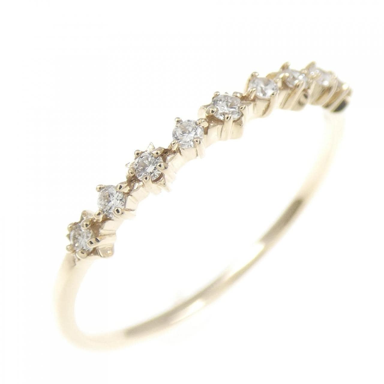 K10YG ダイヤモンド リング 0.09CT