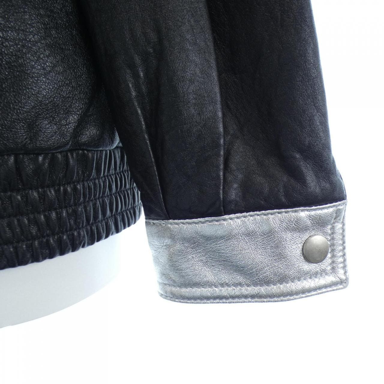 SAINT LAURENT SAINT LAURENT 皮革騎士夾克