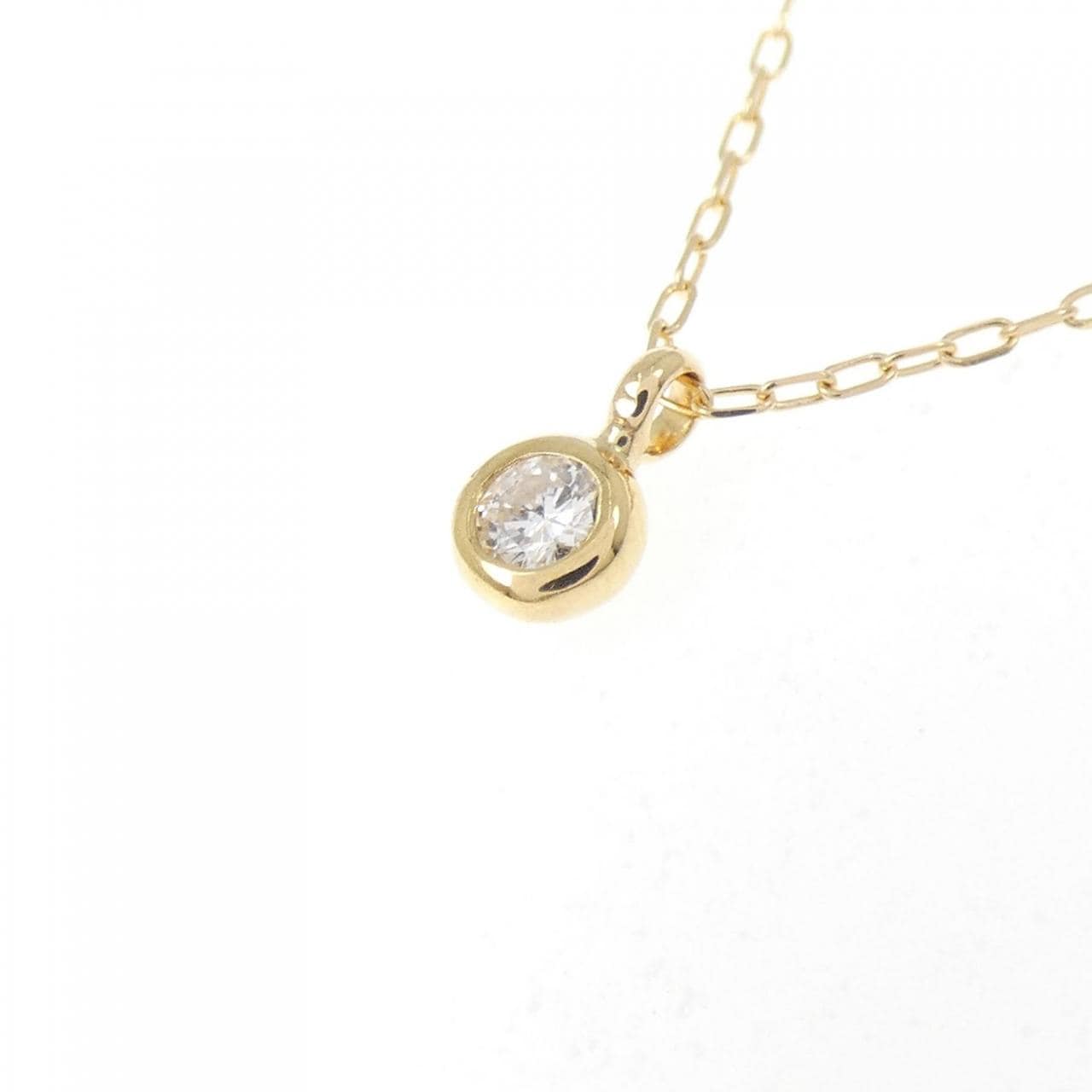 K18YG ダイヤモンド ネックレス 0.05CT