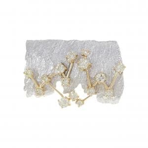 トモヤス ダイヤモンド ブローチ 1.096CT