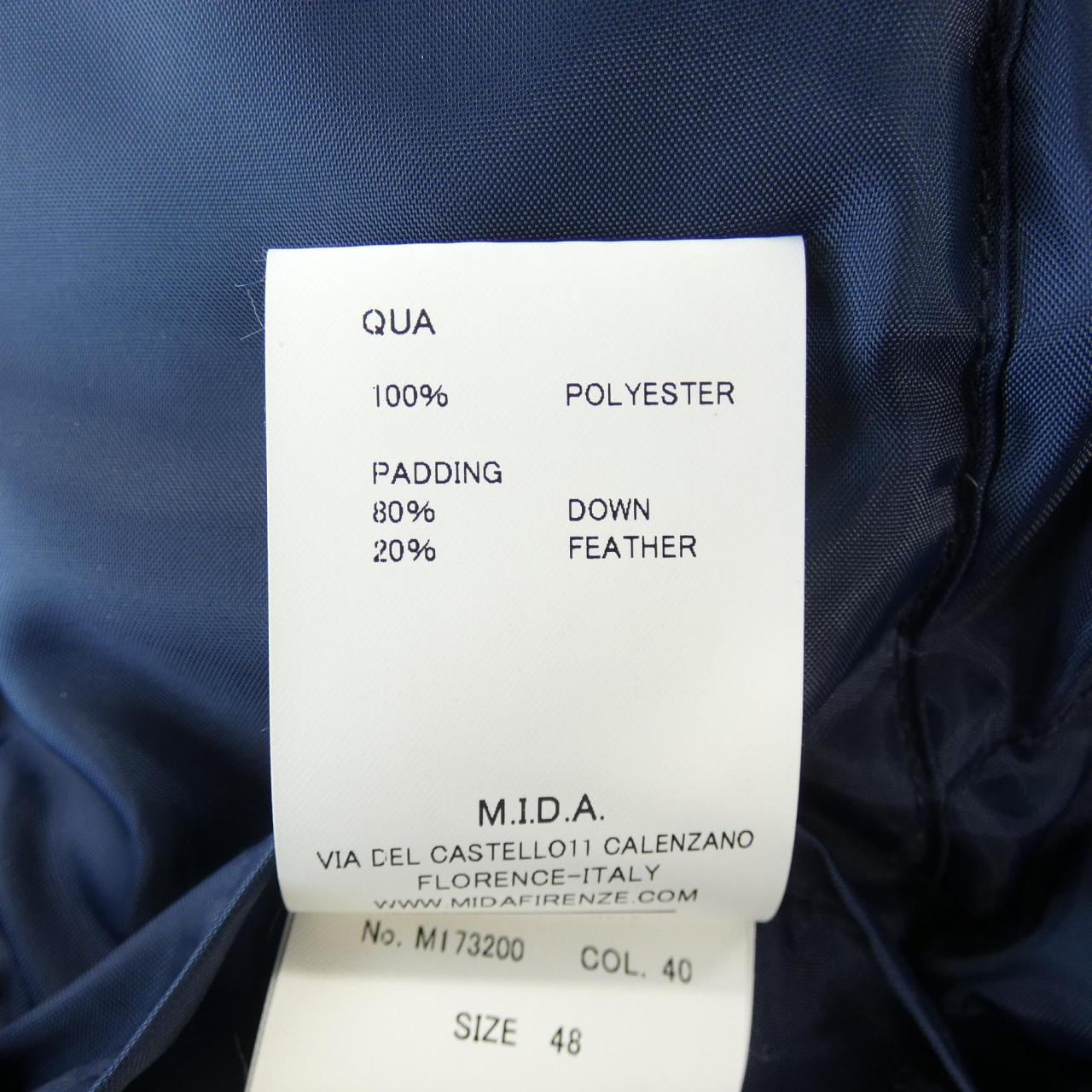 M.I.D.A M173200 ダウンジャケット