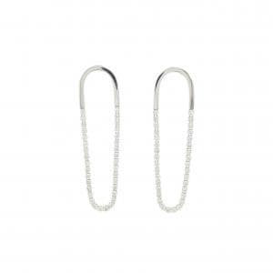 アーカー シャンデリアフープ ピアス 0.80CT